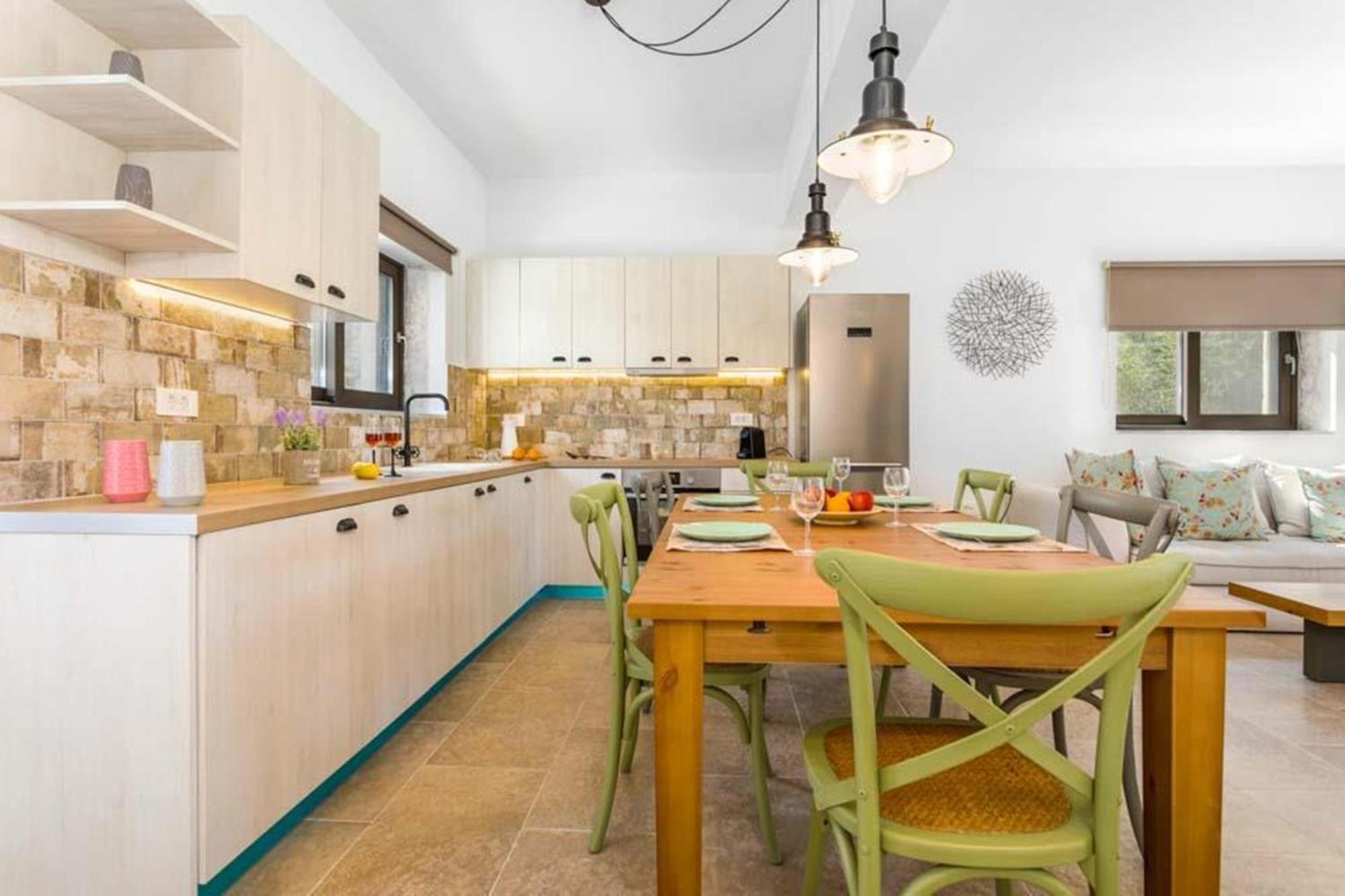 Astarte Villas - Petra Elia Private Villa With Pool Plános Zewnętrze zdjęcie