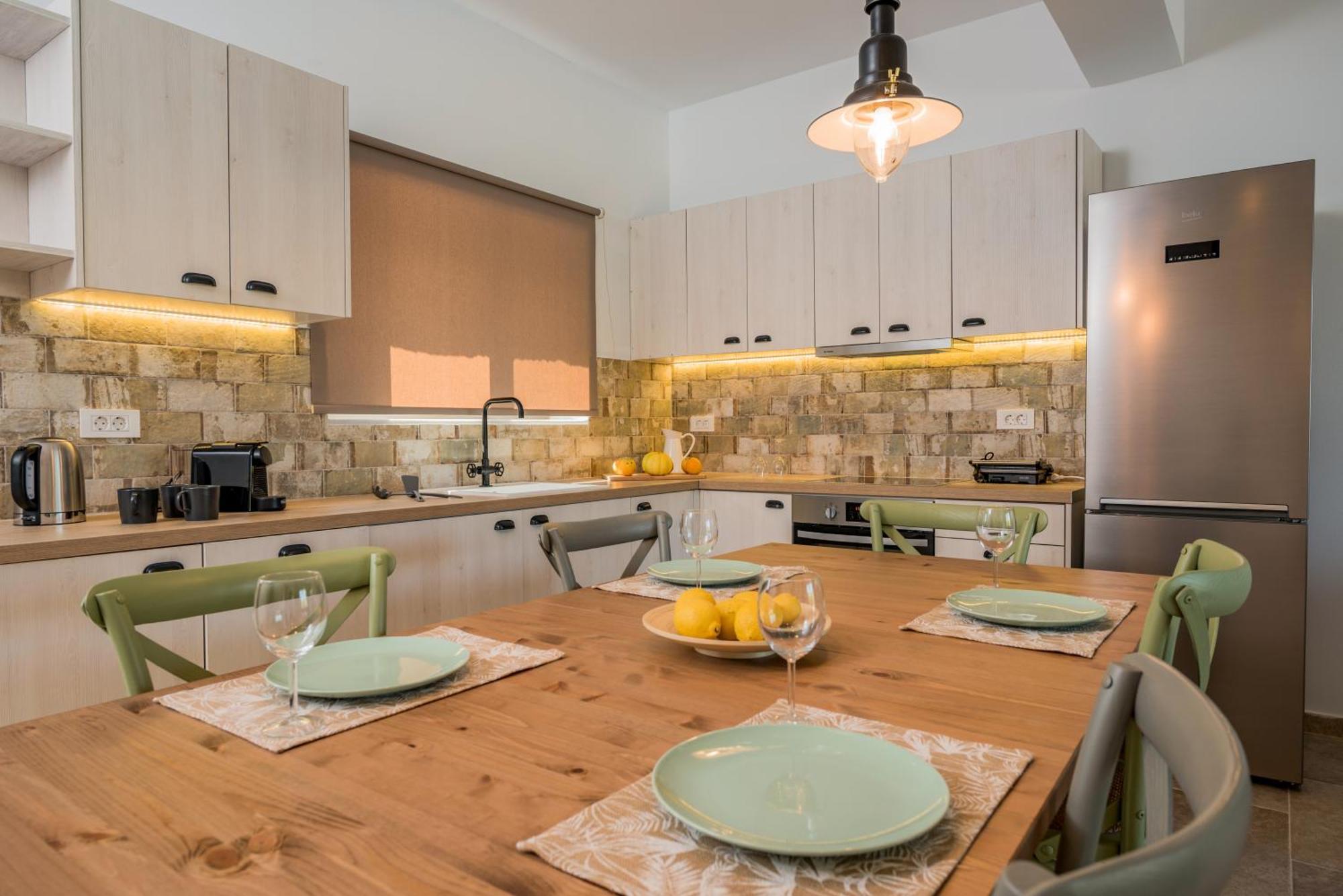 Astarte Villas - Petra Elia Private Villa With Pool Plános Zewnętrze zdjęcie
