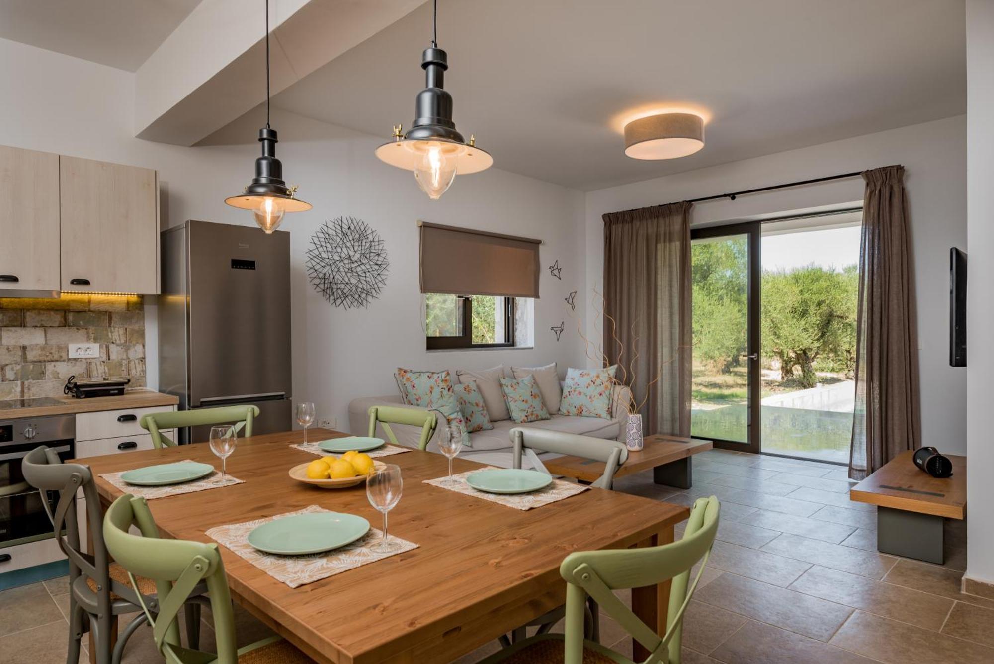 Astarte Villas - Petra Elia Private Villa With Pool Plános Zewnętrze zdjęcie